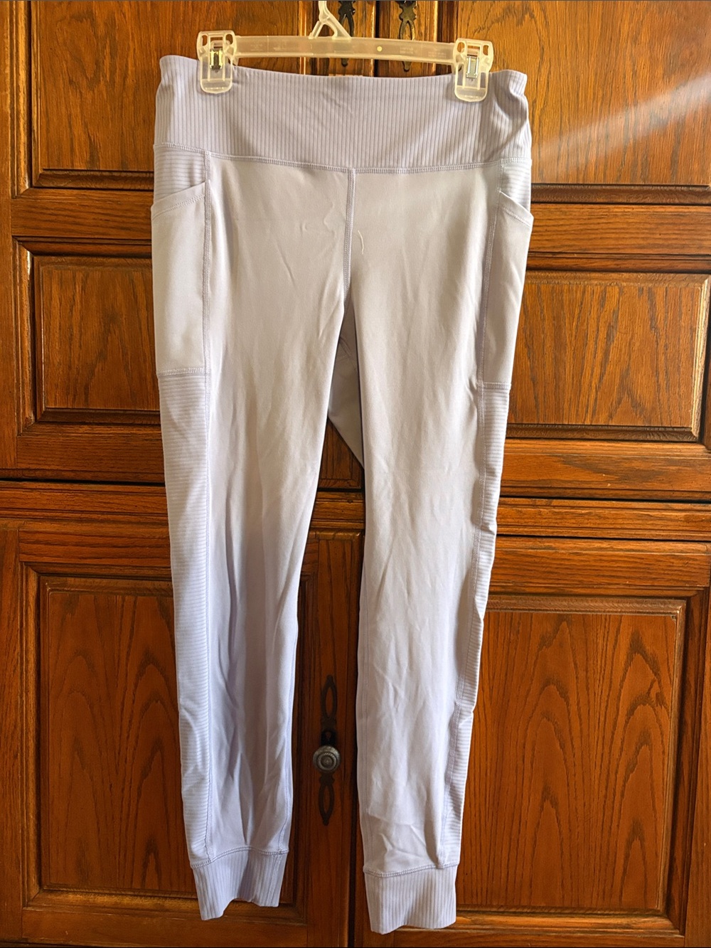 Avia Light Lavender High-Rise Track Joggers